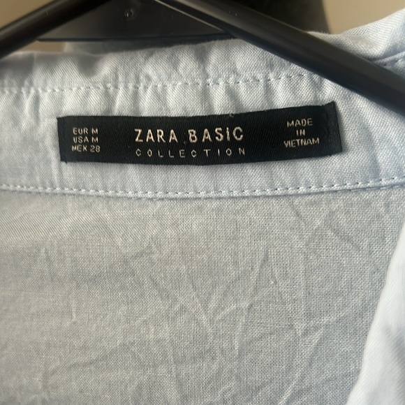 Zara baby blue shirt - Picture 4 of 8